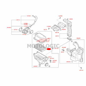 AIR CLEANER FILTER HYUNDAI i20 SERIES