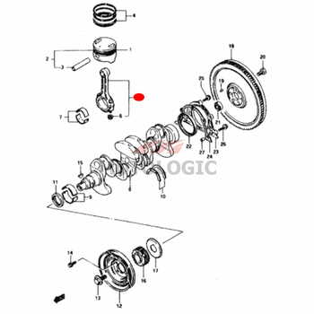 CONNECTING ROD SUZUKI SWIFT SERIES