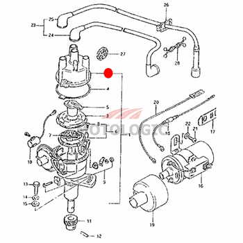 DISTRIBUTOR CAP SUZUKI SWIFT SERIES