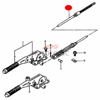 CENTER BRAKE CABLE SUZUKI SAMURAI SERIES