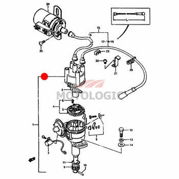 DISTRIBUTOR CAP SUZUKI SAMURAI SERIES