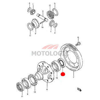 OIL SEAL FRONT DIFFERENTIAL LH SUZUKI ALTO SERIES