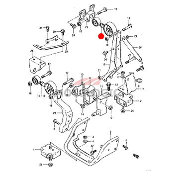 TORQUE ROD SUZUKI ALTO SERIES