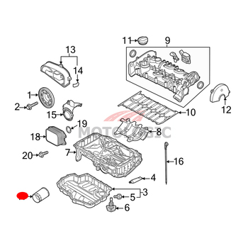 ENGINE OIL FILTER VOLKSWAGEN SERIES