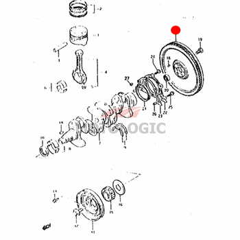 FLYWHEEL COMPLETE SUZUKI SAMURAI SERIES