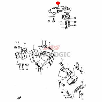 ENGINE MOUNTING REAR BRACKET SUZUKI SAMURAI SERIES