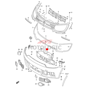 GRILLE AIR GUIDE SUZUKI IGNIS SERIES