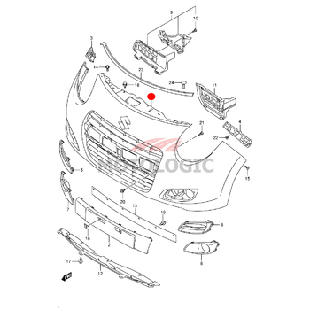 FRONT BUMPER SUZUKI ALTO SERIES