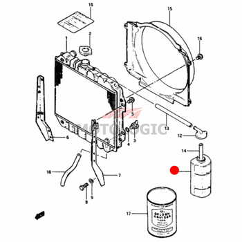 WATER RESERVE TANK SUZUKI SAMURAI SERIES