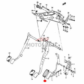 ACCELERATOR PEDAL PAD SUZUKI VITARA SERIES