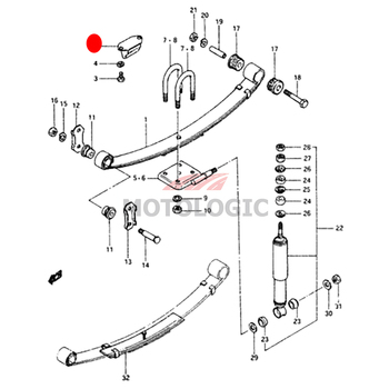 FRONT BUMPER SPRING SUZUKI SAMURAI SERIES