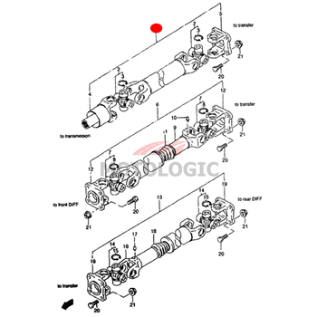 PROPELLER SHAFT NO. 1 SUZUKI SAMURAI SERIES