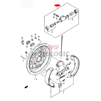 REAR WHEEL CYLINDER RIGHT SUZUKI SAMURAI SERIES