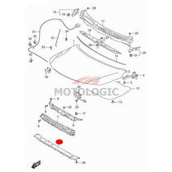 FRONT LOWER CROSSMEMBER SUZUKI BALENO SERIES