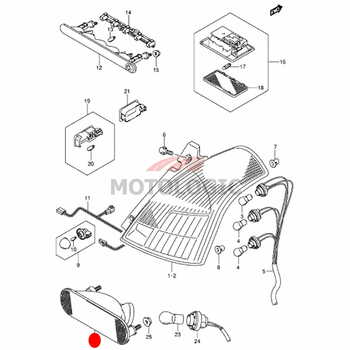 UNIT REAR FOG LAMP SUZUKI SWIFT SERIES