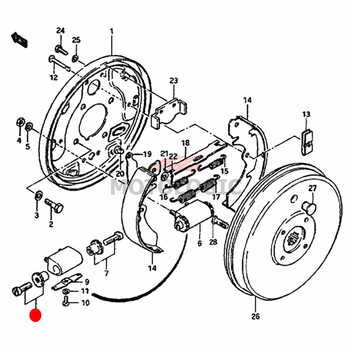 ADJUSTER SLEEVE SET SUZUKI CARRY SERIES