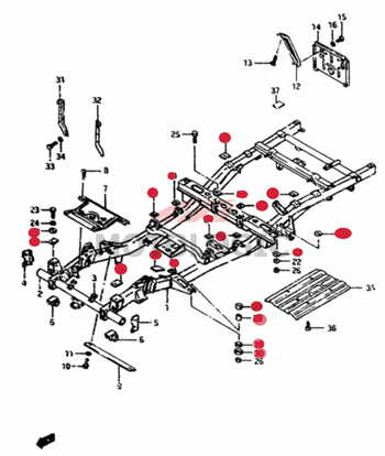 CHASSIS FULL REPAIR KIT SUZUKI SAMURAI SERIES