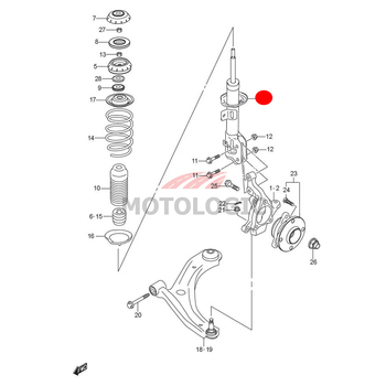 FRONT SUSPENSION STRUT RH SUZUKI IGNIS SERIES