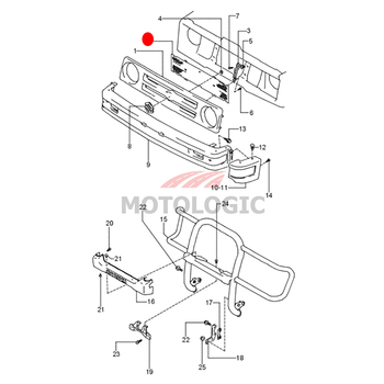 FRONT GRILLE NET SUZUKI SAMURAI SERIES