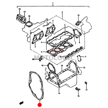 TIMING BELT COVER GASKET SUZUKI SAMURAI SERIES