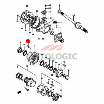 HUB BOLT SUZUKI SAMURAI SERIES