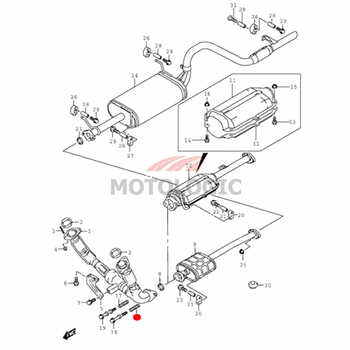 EXHAUST PIPE SPRING SUZUKI VITARA SERIES