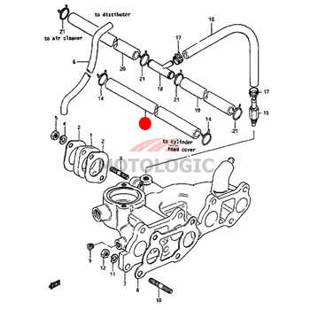 BREATHER HOSE SUZUKI SAMURAI SERIES