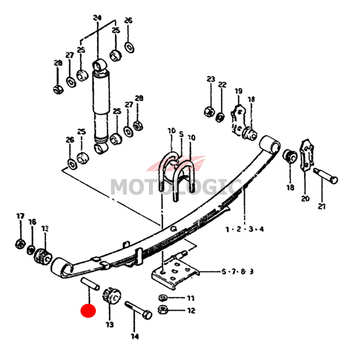 SPRING CENTER SPACER SUZUKI SAMURAI SERIES