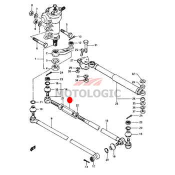 TIE ROD END CONNECTOR SUZUKI SAMURAI SERIES