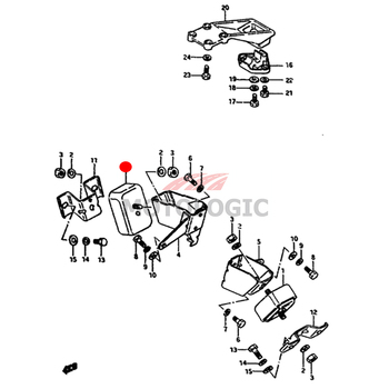 FRONT ENGINE MOUNTING SUZUKI SAMURAI SERIES