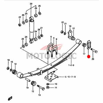 OUTER SHACKLE PLATE SUZUKI SAMURAI SERIES