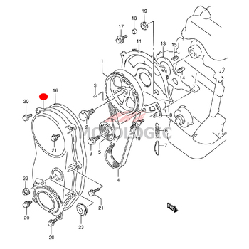 TIMING BELT OUTSIDE COVER SUZUKI ALTO SERIES