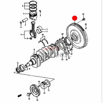 FLWHEEL RING GEAR SUZUKI CARRY SERIES