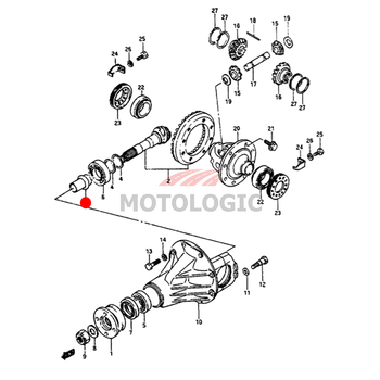 SPACER BEVEL PINION SUZUKI SAMURAI SERIES