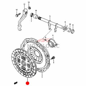 CLUTCH DISC SUZUKI SAMURAI SERIES