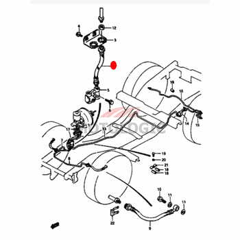 MASTER CYLINDER BRAKE HOSE SUZUKI SAMURAI SERIES