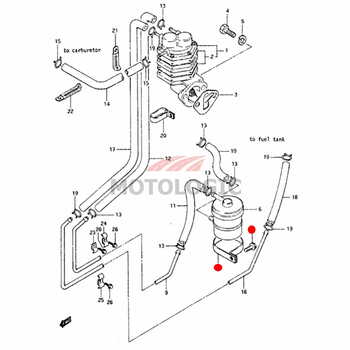 FUEL FILTER CLAMP SUZUKI SAMURAI SERIES