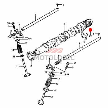 CAMSHAFT THRUST PLATE SCREW SUZUKI CARRY SERIES