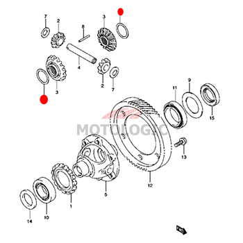 THRUST WASHER SUZUKI SWIFT SERIES 