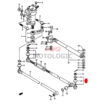 STEERING TIE ROD SUZUKI SAMURAI SERIES