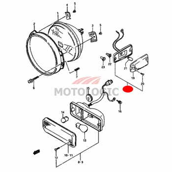 SIDE TURN SIGNAL LAMP RIGHT SUZUKI SAMURAI SERIES