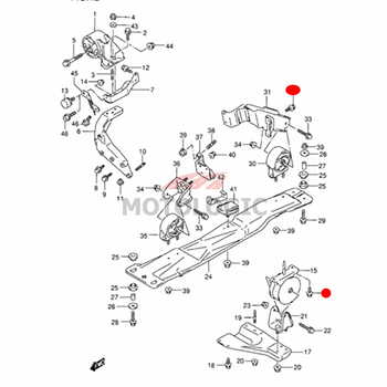 REAR MOUNTING BRACKET BOLT SUZUKI BALENO SERIES