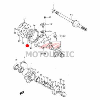 OIL SEAL FRONT KNUCKLE SUZUKI SAMURAI SERIES