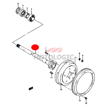 REAR AXLE SHAFT LEFT SUZUKI SAMURAI SERIES