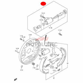 REAR WHEEL CYLINDER SUZUKI ALTO SERIES