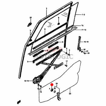 REGULATOR HANDLE COVER SUZUKI SAMURAI SERIES