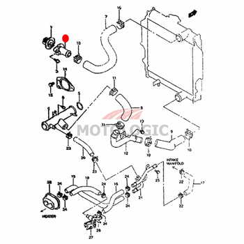 WATER THERMOSTAT CAP SUZUKI SAMURAI SERIES