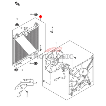 RADIATOR SUZUKI IGNIS SERIES 