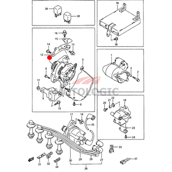 GENERATOR ASSY SUZUKI SAMURAI SERIES