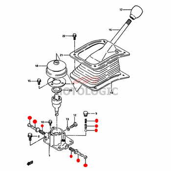 GEAR SHIFTER REPAIR KIT SUZUKI SAMURAI SERIES